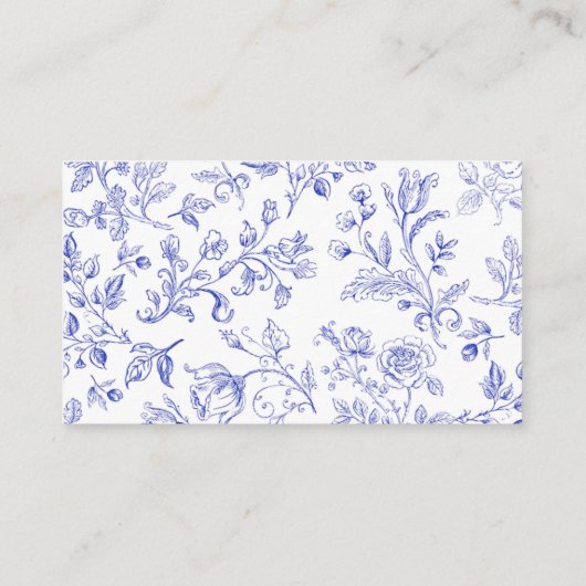 Iets blauw display douchebehuizing Kaart (Achterkant)