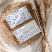 Iets blauw display douchebehuizing Kaart