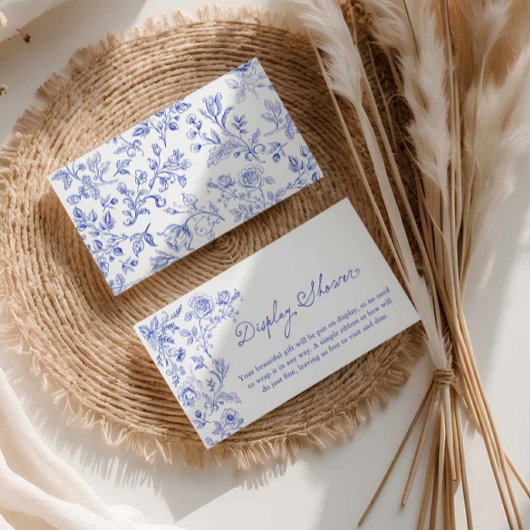 Iets blauw display douchebehuizing Kaart