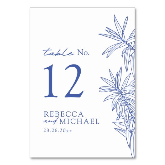 Iets blauw eenvoudig botanisch kaart (Voorkant)