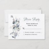 IETS BLAUW -IRIS Beantwoord RSVP (Voorkant)