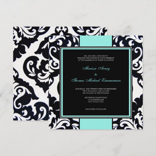 Iets blauw kaart (Voorkant / Achterkant)