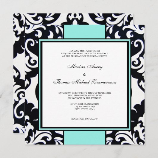 Iets blauw kaart (Voorkant / Achterkant)