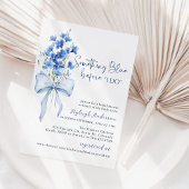 Iets blauw lint Vrijgezellenfeest | Dusty Blue Kaart