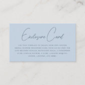 Iets blauw | Modern Floral Vrijgezellenfeest Informatiekaartje (Voorkant)