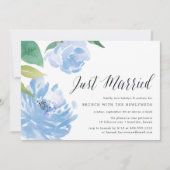 Iets blauw | Post Wedding Brunch Uitnodiging (Voorkant)