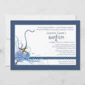 Iets blauw-religieuze uitnodiging (Voorkant)