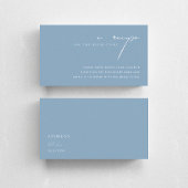 Iets blauw Script Recept Aanvraag Vrijgezellenfees Informatiekaartje