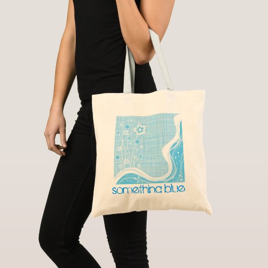 Iets blauw tote bag (Voorkant (product))