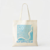 Iets blauw tote bag (Voorkant)