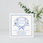 Iets blauw Uitnodiging (Staand voorkant)