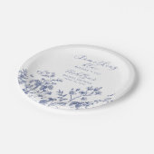 Iets Blauw voor ik Doe Bruidsdouche Bord (Gekanteld)