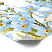 Iets blauw voor 'ik doe' Vrijgezellenfeest Welkom Poster (Hoek)