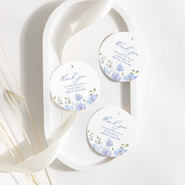 Iets blauw voor ik Floral Vrijgezellenfeest doe Bedankjes Labels