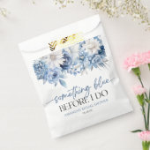 Iets blauw voor ik Floral Vrijgezellenfeest doe Bedankzakje (Gezegeld)