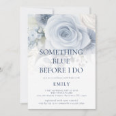 Iets blauw voor ik Floral Vrijgezellenfeest doe Kaart (Voorkant)