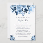 Iets blauw voor ik Floral Vrijgezellenfeest doe Kaart (Voorkant)