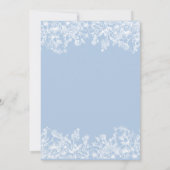 Iets blauw voor ik Floral Vrijgezellenfeest doe Kaart (Achterkant)