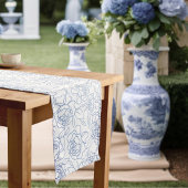 Iets blauw voor ik Floral Vrijgezellenfeest doe Medium Tafelloper