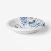 Iets blauw voor ik Floral Vrijgezellenfeest doe Papieren Kommen (Gebogen)