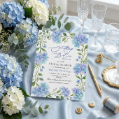 Iets Blauw voor ik Hydrangea Bruidsdouche doe Kaart