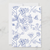 Iets blauw voor ik Vrijgezellenfeest doe Kaart (Achterkant)