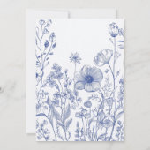 Iets blauw voor ik Vrijgezellenfeest doe Kaart (Achterkant)