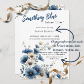 Iets blauw voor ik Vrijgezellenfeest doe Kaart