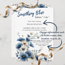 Iets blauw voor ik Vrijgezellenfeest doe