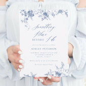 Iets blauw voor ik Vrijgezellenfeest doe Kaart