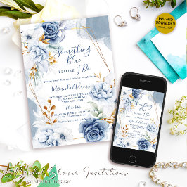 Iets blauw voor ik Vrijgezellenfeest doe Kaart