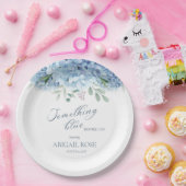 Iets blauw voor ik Vrijgezellenfeest doe Papieren Bordje (Feest)