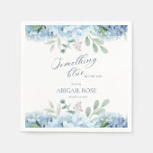 Iets blauw voor ik Vrijgezellenfeest doe Servet (Voorkant)