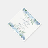 Iets blauw voor ik Vrijgezellenfeest doe Servet (Hoek)