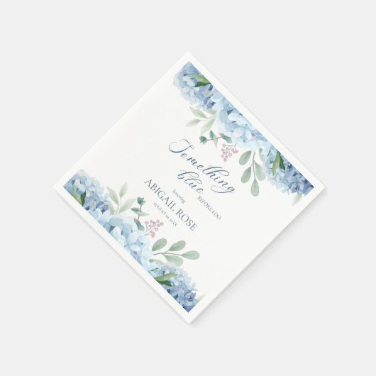 Iets blauw voor ik Vrijgezellenfeest doe Servet (Hoek)