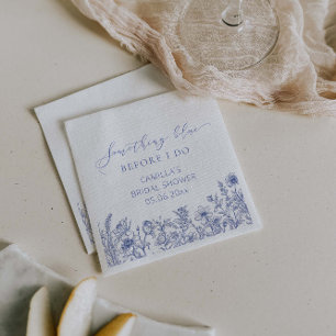 Iets blauw voor ik Vrijgezellenfeest doe Servet