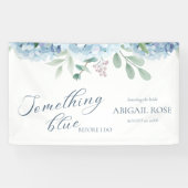 Iets blauw voor ik Vrijgezellenfeest doe Spandoek (Horizontaal)