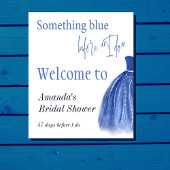 Iets blauw voor ik Vrijgezellenfeest maak Poster