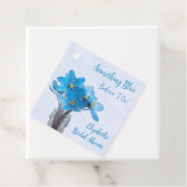 Iets Blauw voor Mijn Bruidsfeest Bedankjes Labels (In situ)