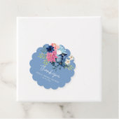 Iets blauw voor mijn bruidsfeest cadeautje bedankjes labels (In situ)