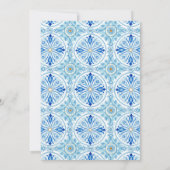 Iets Blauw voor mijn Bruidsfeestje Kaart (Achterkant)