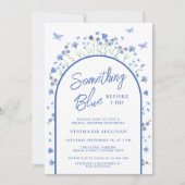 Iets blauw voordat ik Arch Vrijgezellenfeest doe Kaart (Voorkant)