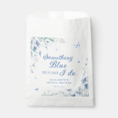Iets blauw voordat ik blauw chique Vrijgezellenfee Bedankzakje (Voorkant)