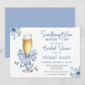 IETS BLAUW VOORDAT IK BLOEMEN VRIJGEZELLENFEEST DO KAART (Voorkant / Achterkant)