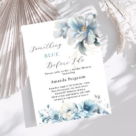 Iets blauw voordat ik bloemenVrijgezellenfeest doe