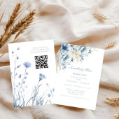 Iets blauw voordat ik bloemenVrijgezellenfeest doe Kaart