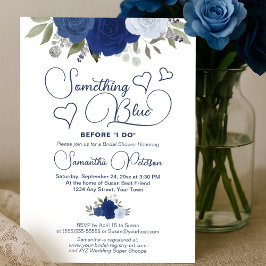 Iets blauw voordat ik Boho Vrijgezellenfeest doe Kaart