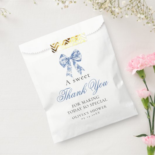 Iets blauw voordat ik bruids doe Dank u gunsten Bedankzakje (Gezegeld)