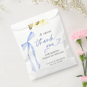 Iets blauw voordat ik bruids doe Dank u gunsten Bedankzakje (Gezegeld)