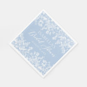 Iets Blauw Voordat ik Bruidsfeest servetten doe (Hoek)